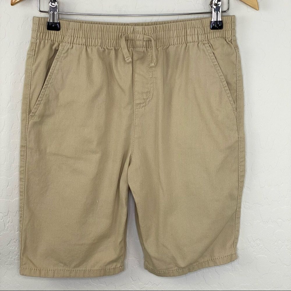 Levi’s boys slim fit style drawstring khaki shorts size large